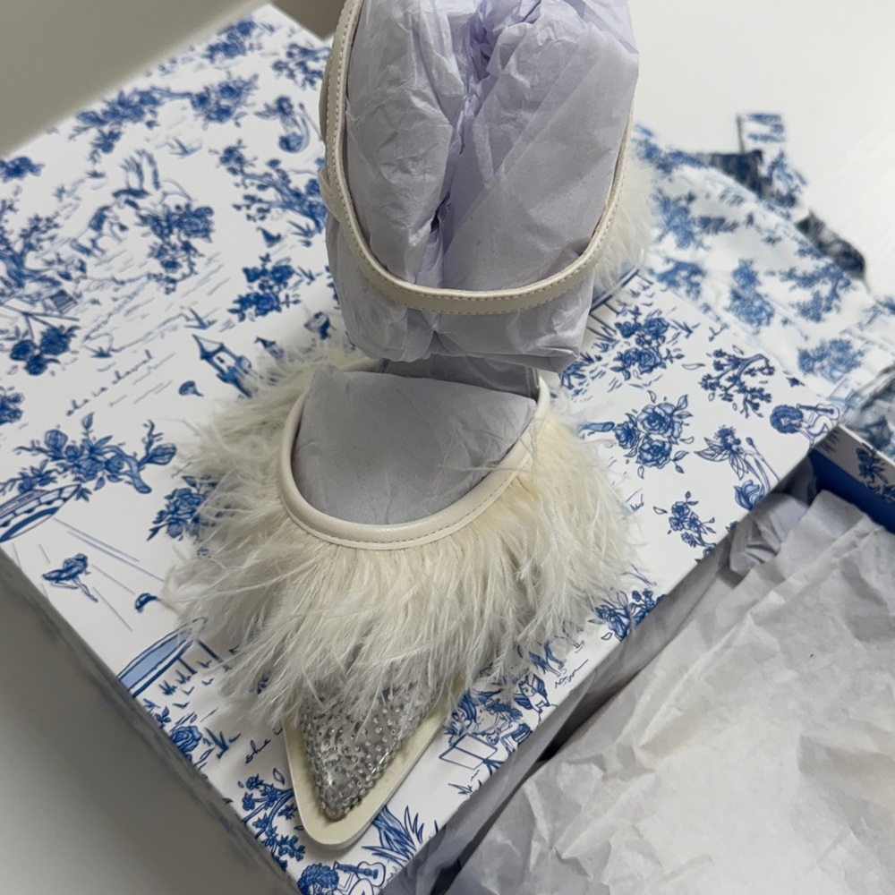 Blue Tassel Heels - Picture 4 of 7
